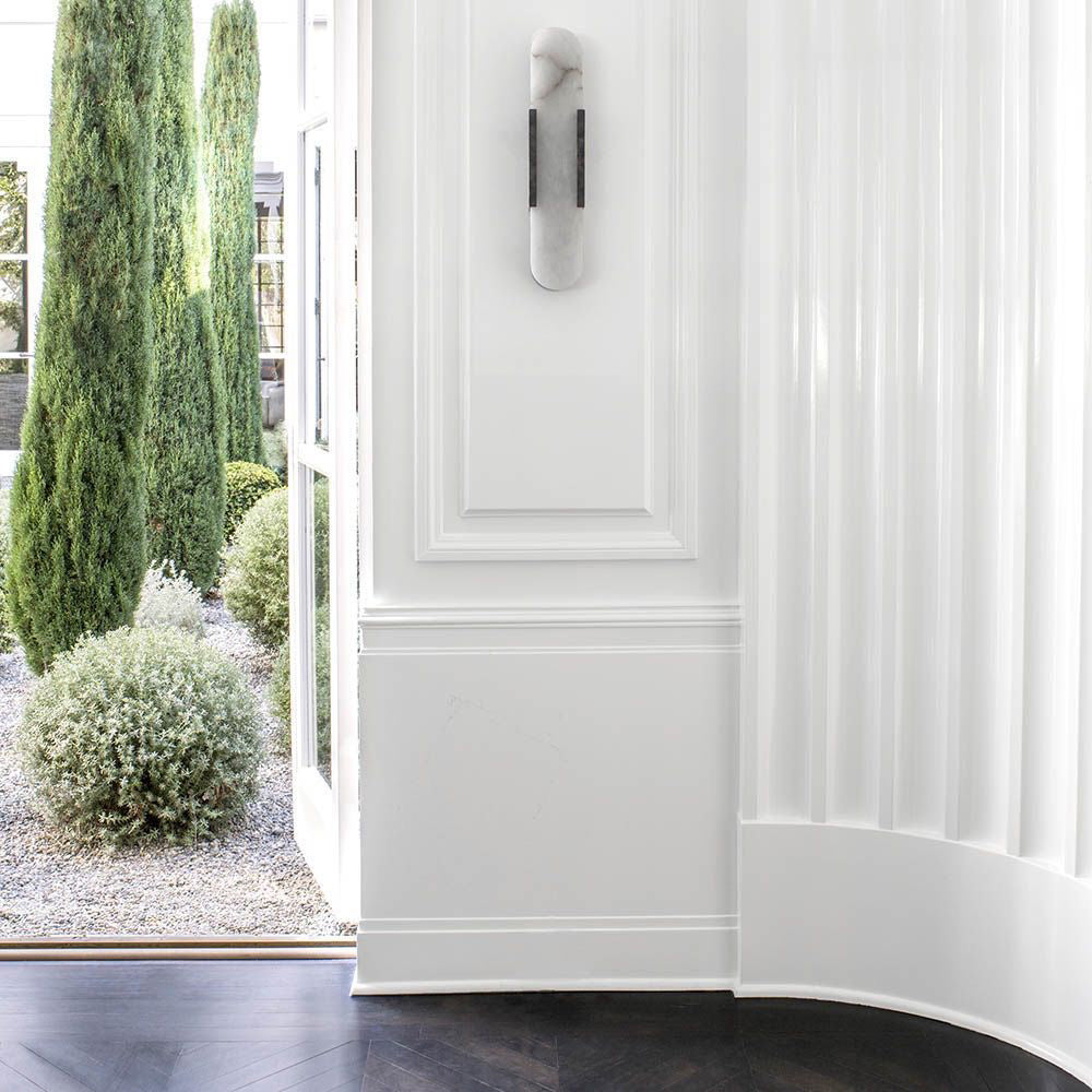 Lunessa | Applique in Marmo con Luce Ambientale Morbida per Interni Moderni