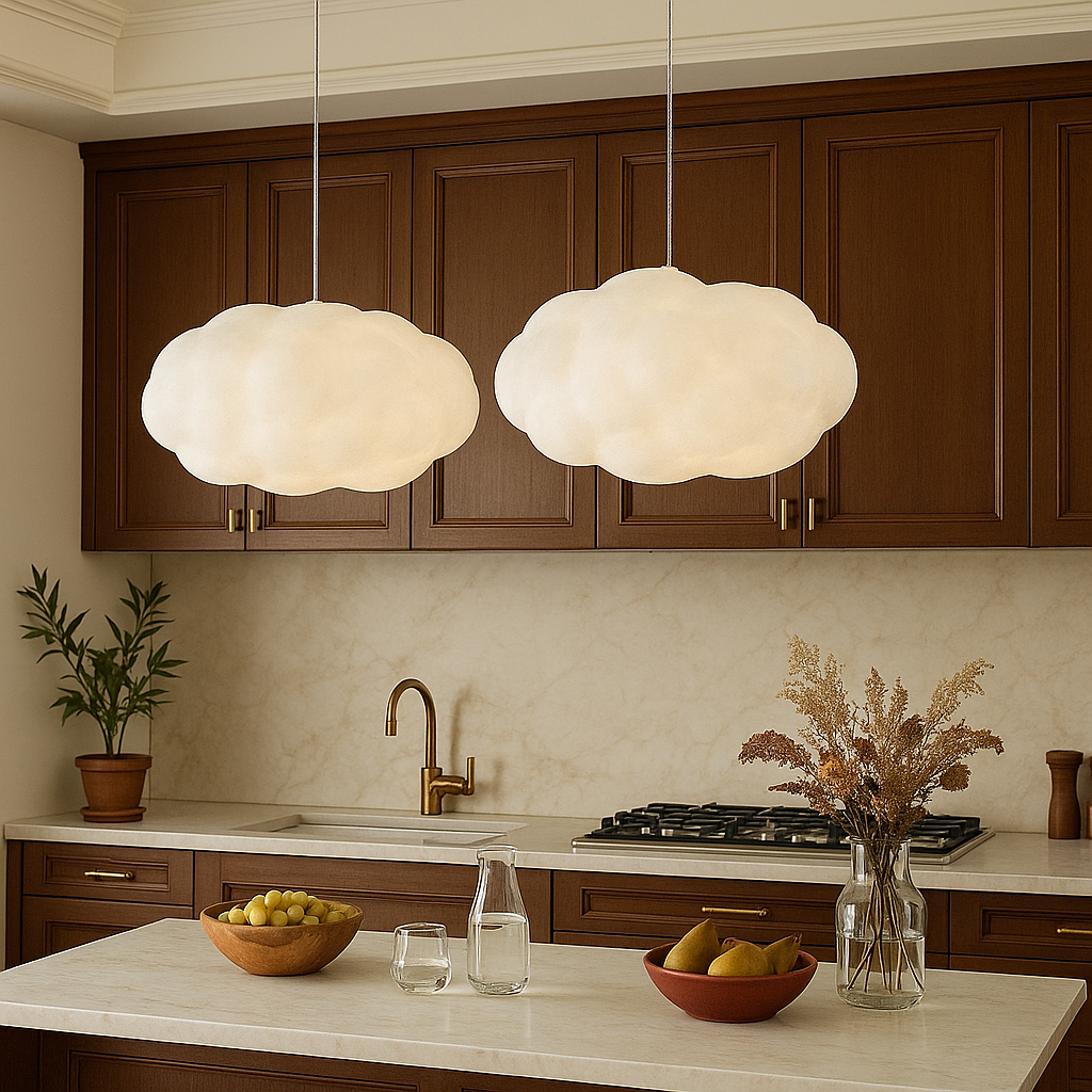 Bellavue | Lampada a sospensione LED moderna ispirata alle nuvole