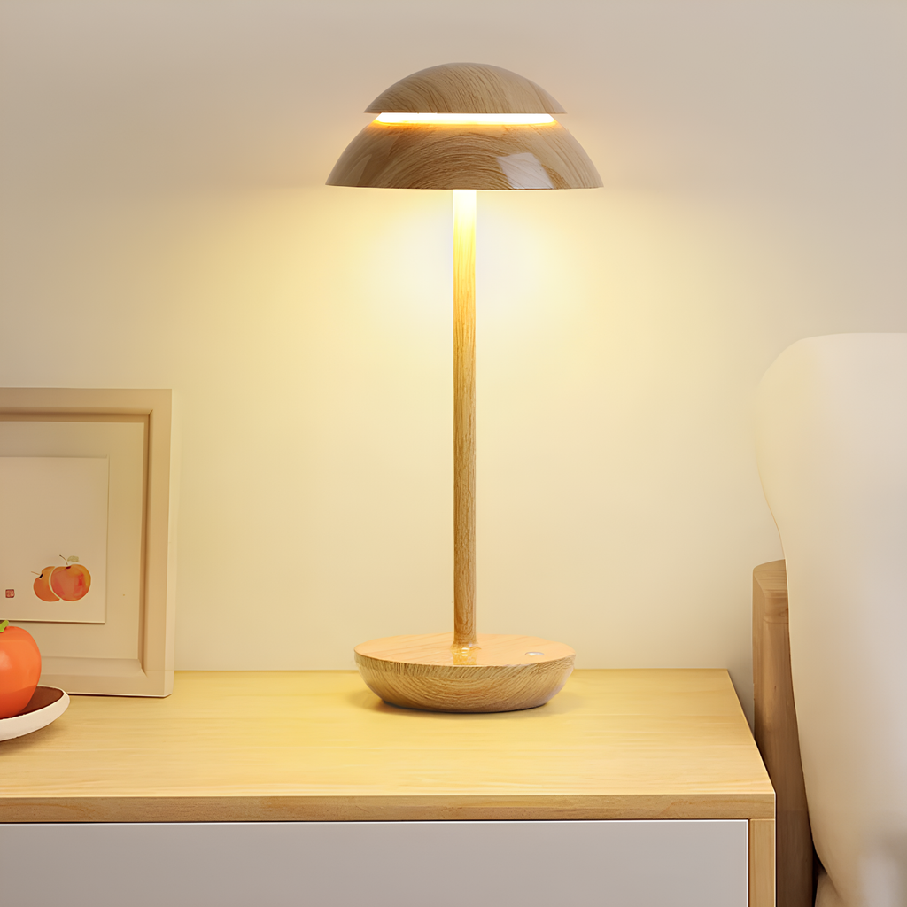 Cello – Lampada da tavolo wireless in alluminio con funzione dimmer
