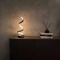 LumoSpiral – Lampada da tavolo ricaricabile dimmerabile con tre modalità di luce e design a spirale moderno