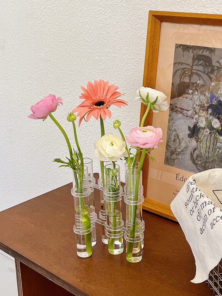Vasi per Fiori Flessibili con Cerniere  Vaso Moderno in Vetro