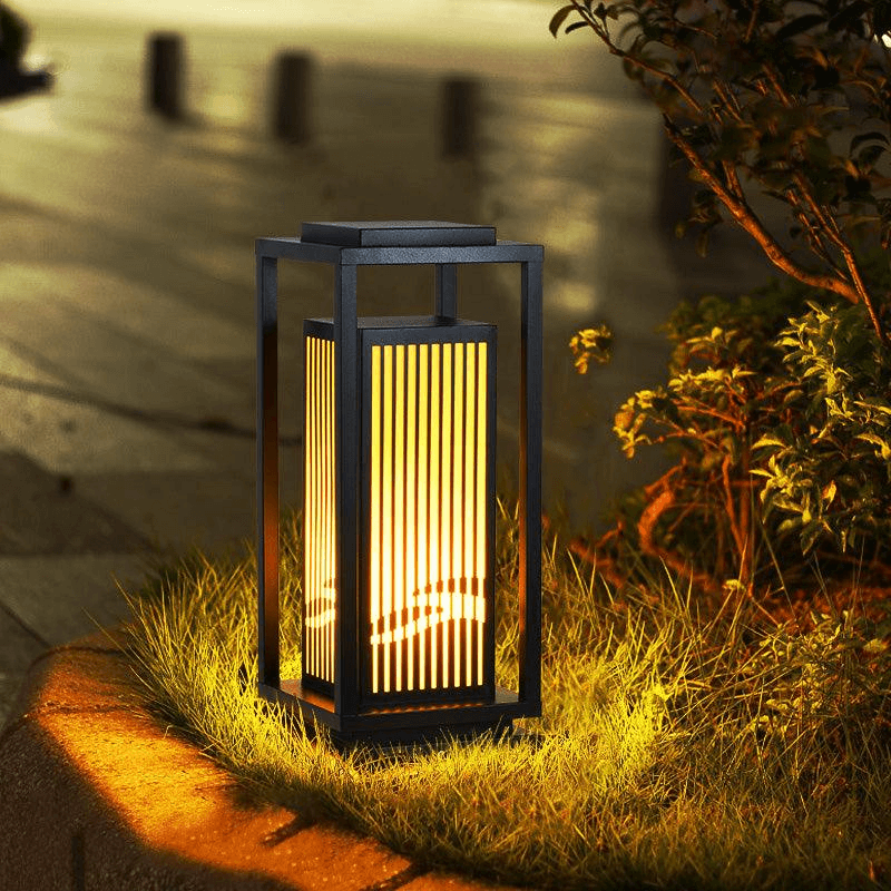 Lampione da Esterno a LED Solare, Lampada da Giardino Impermeabile