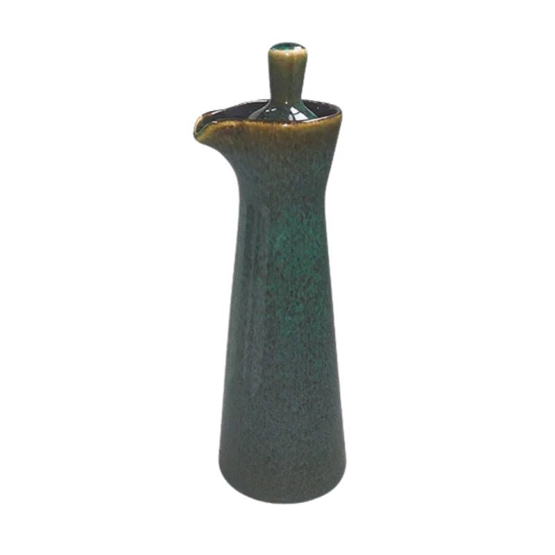 Fabian – Bottiglia d'olio in ceramica con beccuccio per cucina e tavolo