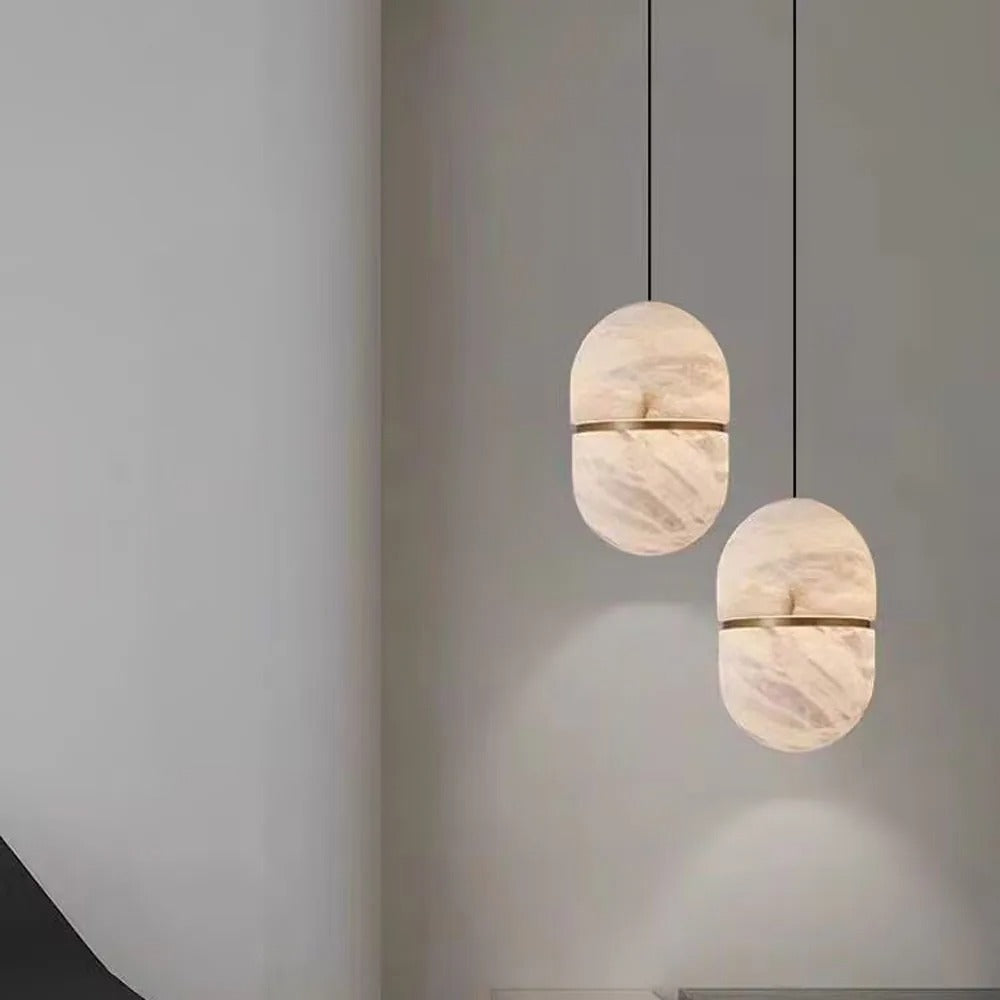 Lampadario in Marmo per Interni Eleganti
