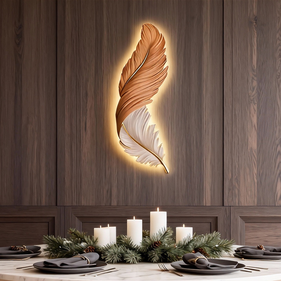 Zyvox | Arte Murale a LED con Design Inciso per Decorazione di Camere da Letto e Soggiorni