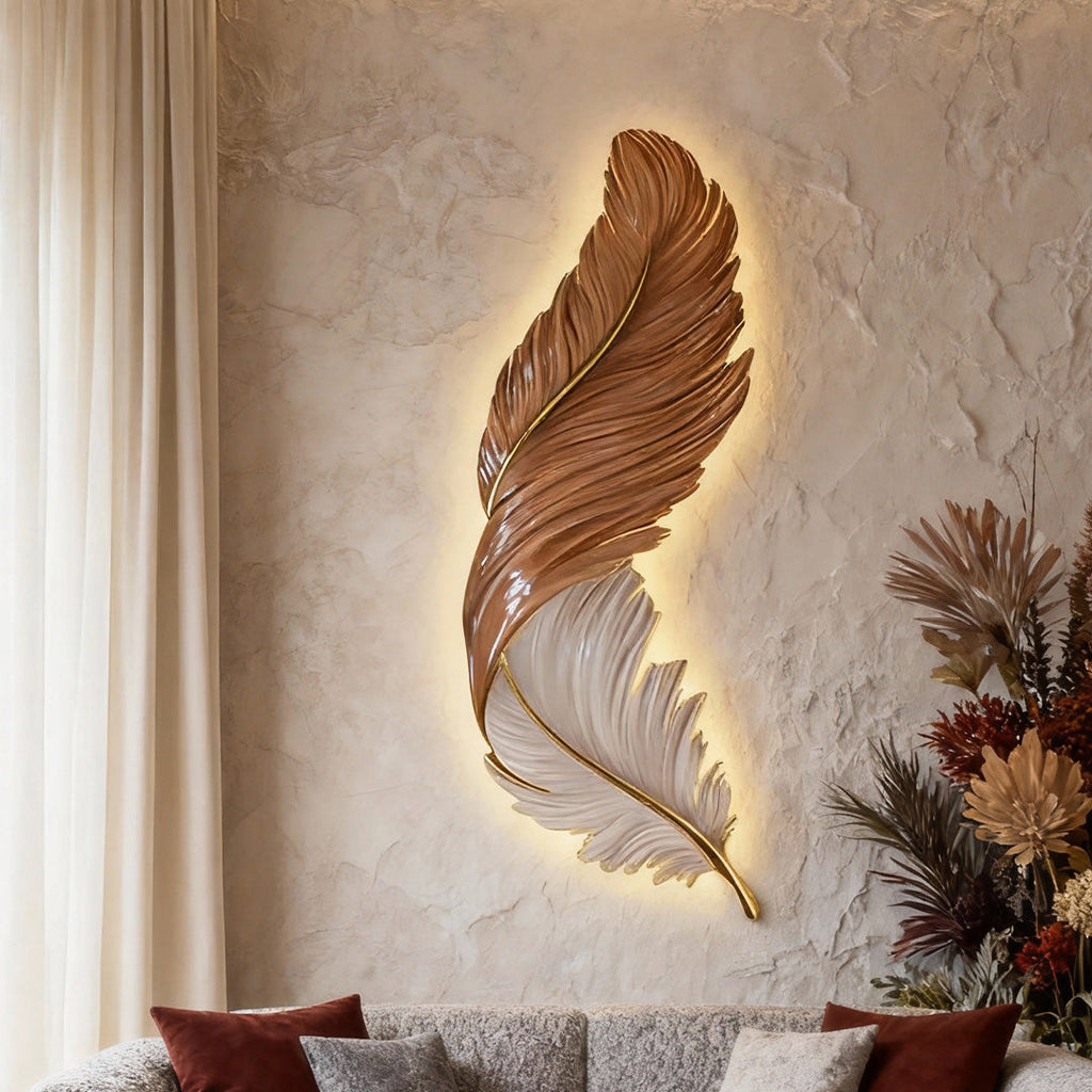 Zyvox | Arte Murale a LED con Design Inciso per Decorazione di Camere da Letto e Soggiorni