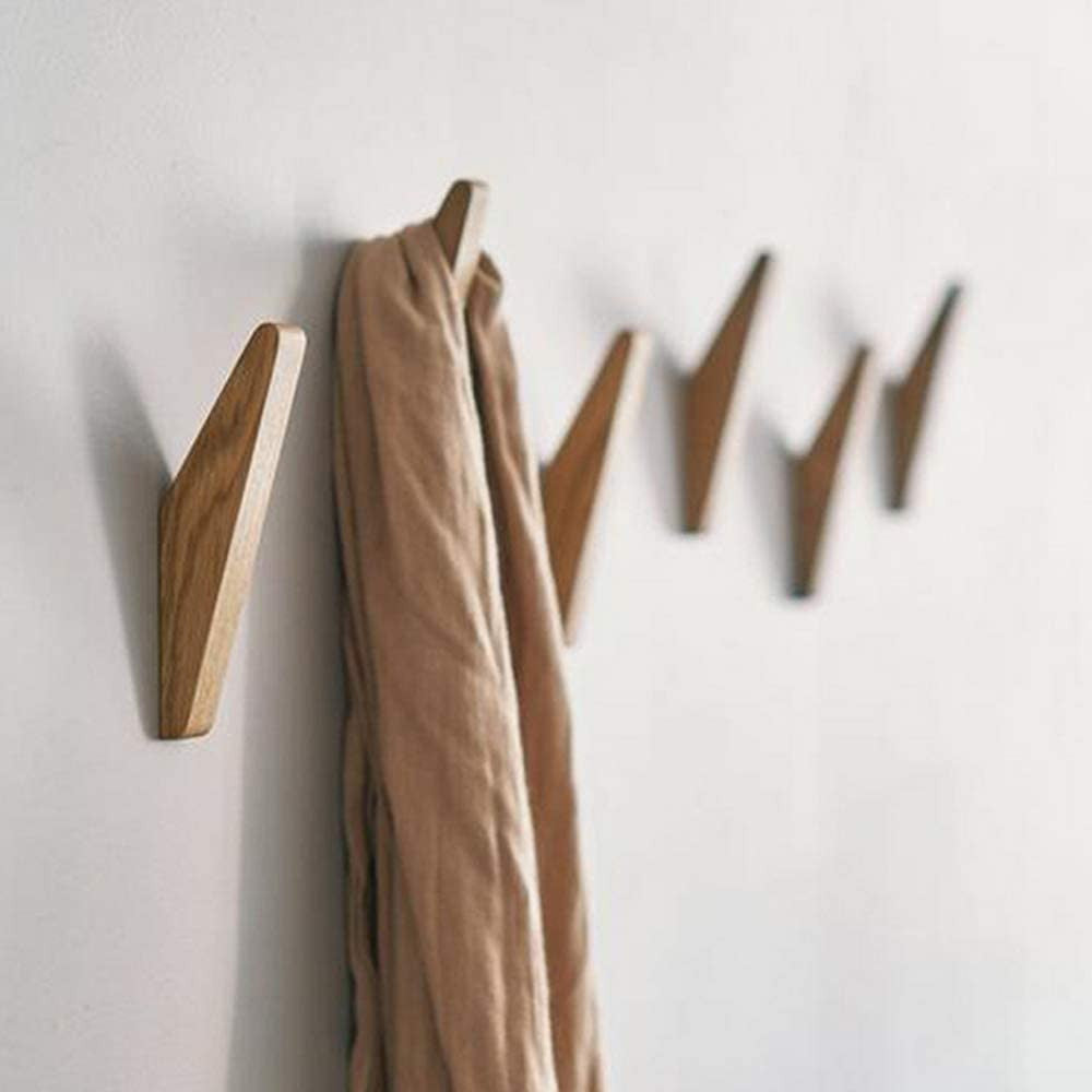Ganci da Parete in Legno Massello Nordhaak – Ganci per Cappotti in Legno Massello Minimalisti