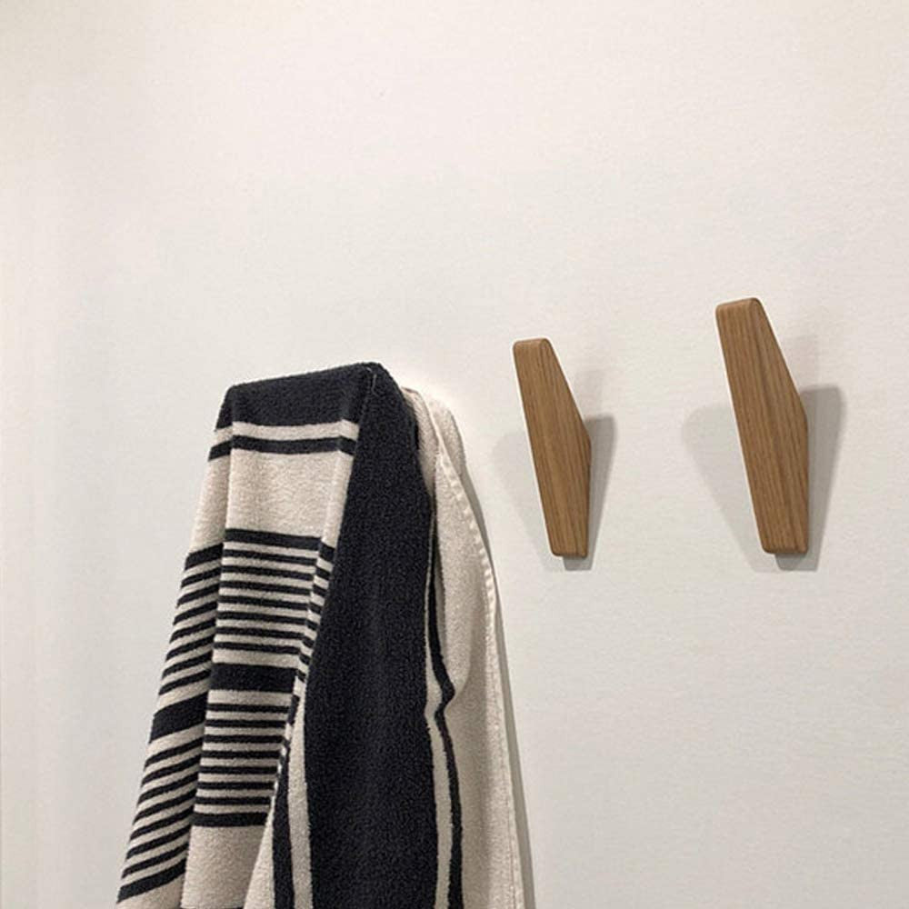 Ganci da Parete in Legno Massello Nordhaak – Ganci per Cappotti in Legno Massello Minimalisti