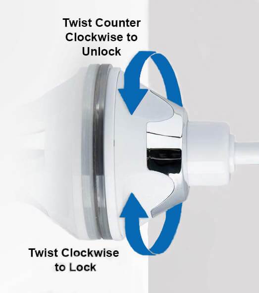 Specchio ingranditore LED con collo d'oca flessibile | Ingrandimento 10x | LED luce diurna | Specchio cosmetico