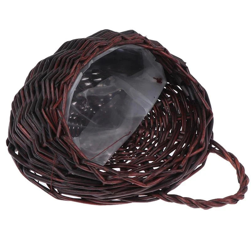 FLORABASK – Elegante Cesto in Vimini per Piante Decorative