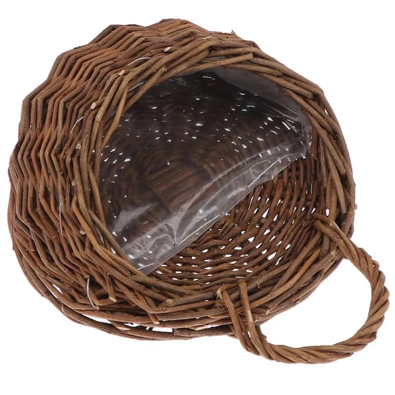 FLORABASK – Elegante Cesto in Vimini per Piante Decorative