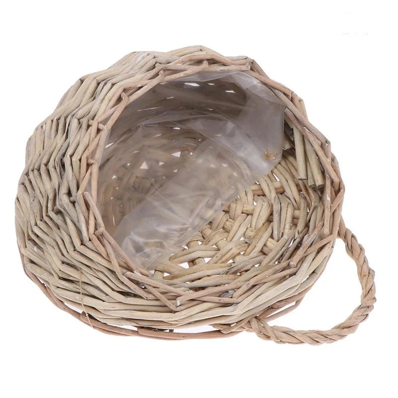 FLORABASK – Elegante Cesto in Vimini per Piante Decorative