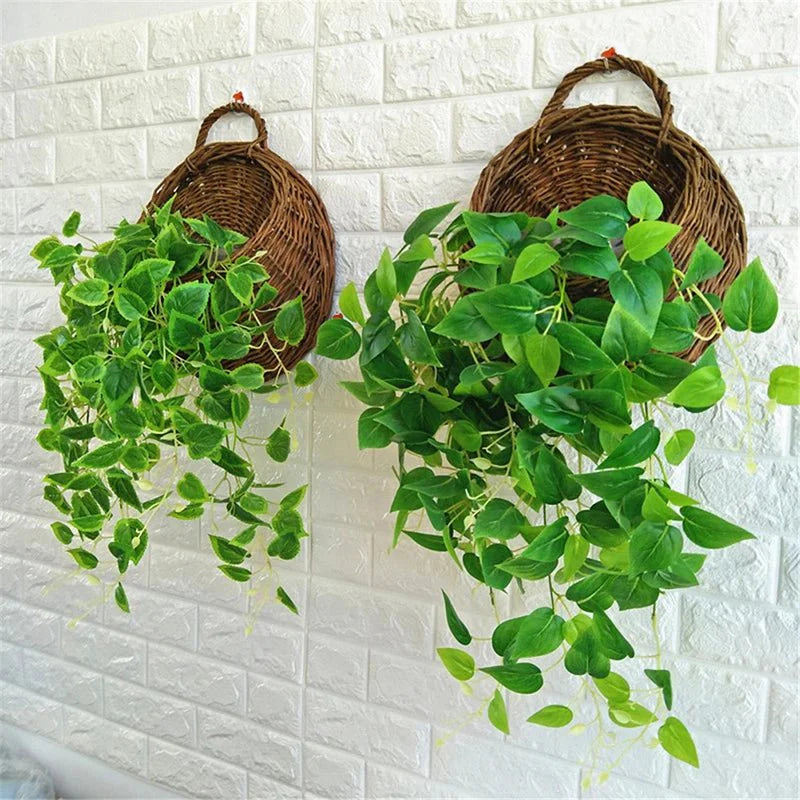 FLORABASK – Elegante Cesto in Vimini per Piante Decorative