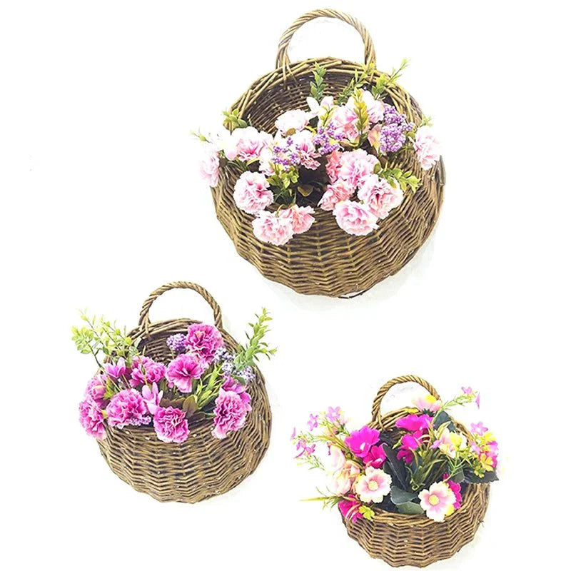 FLORABASK – Elegante Cesto in Vimini per Piante Decorative