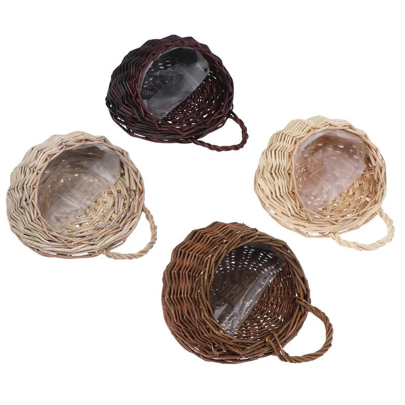 FLORABASK – Elegante Cesto in Vimini per Piante Decorative