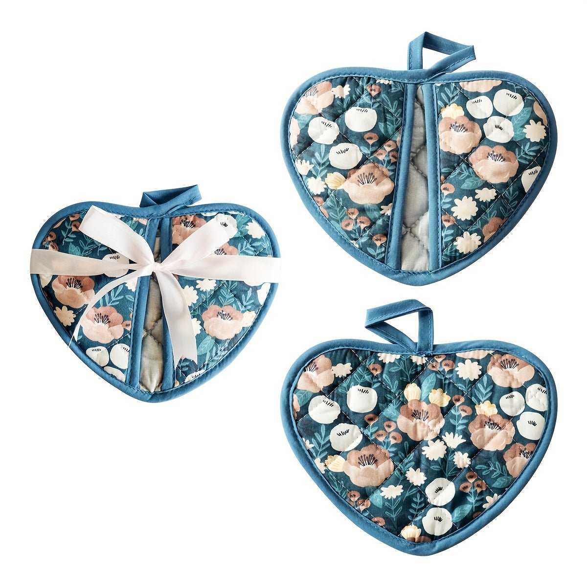 FLORALHEART – Presine Vintage a Forma di Cuore con Resistenza al Calore