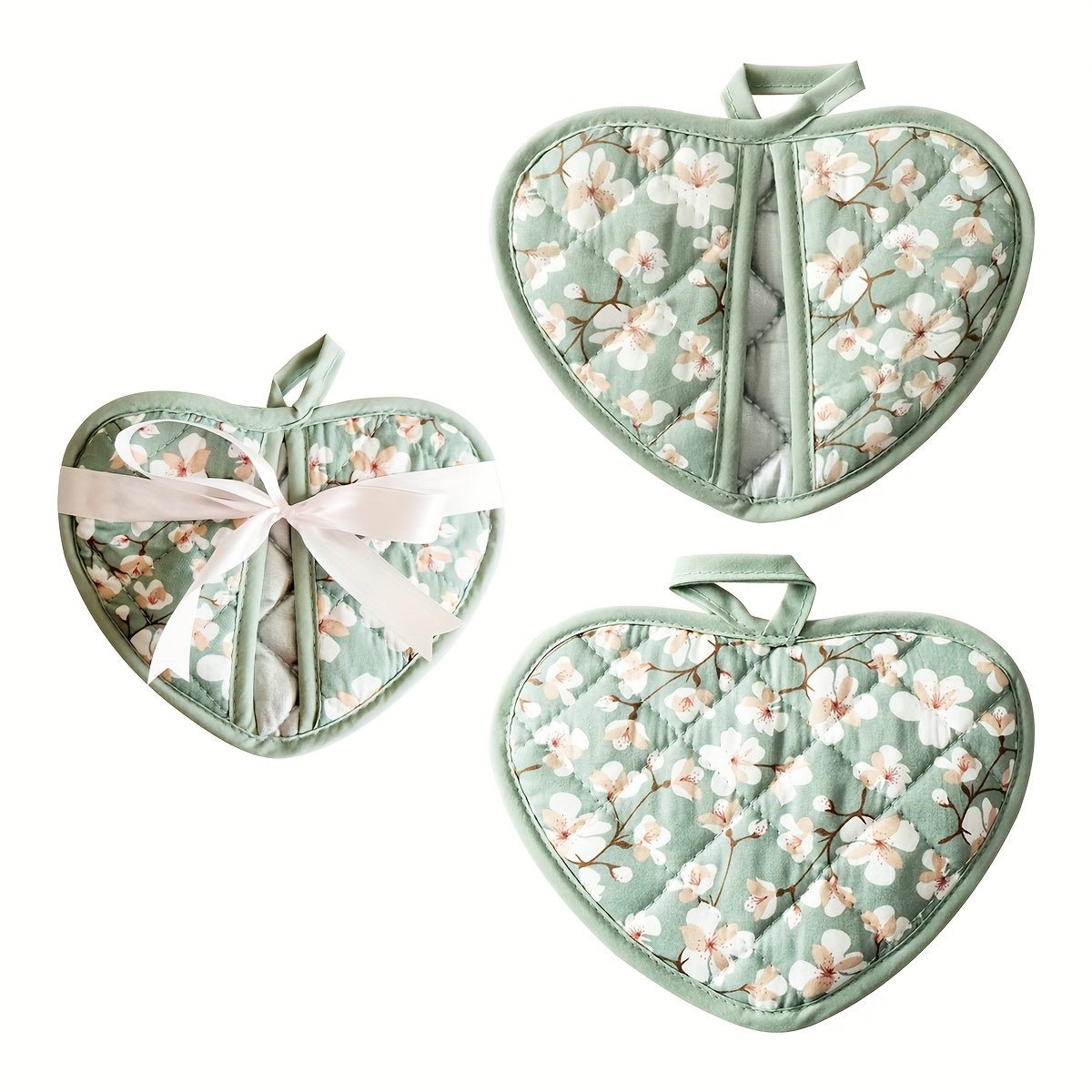 FLORALHEART – Presine Vintage a Forma di Cuore con Resistenza al Calore