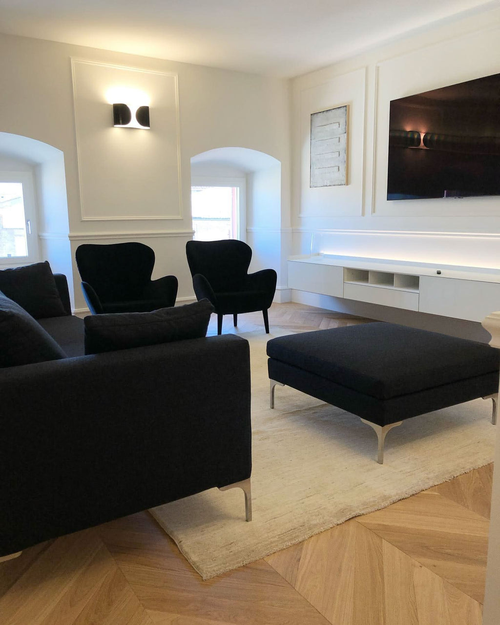 Lampada da Parete LED Foglio – Set di 2 Luci Moderne per Interni