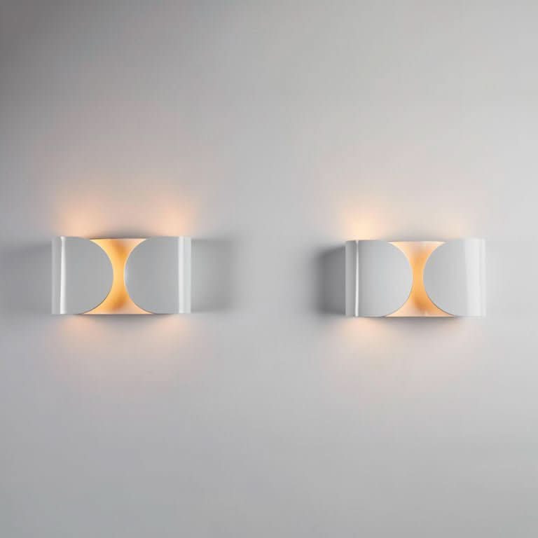 Lampada da Parete LED Foglio – Set di 2 Luci Moderne per Interni