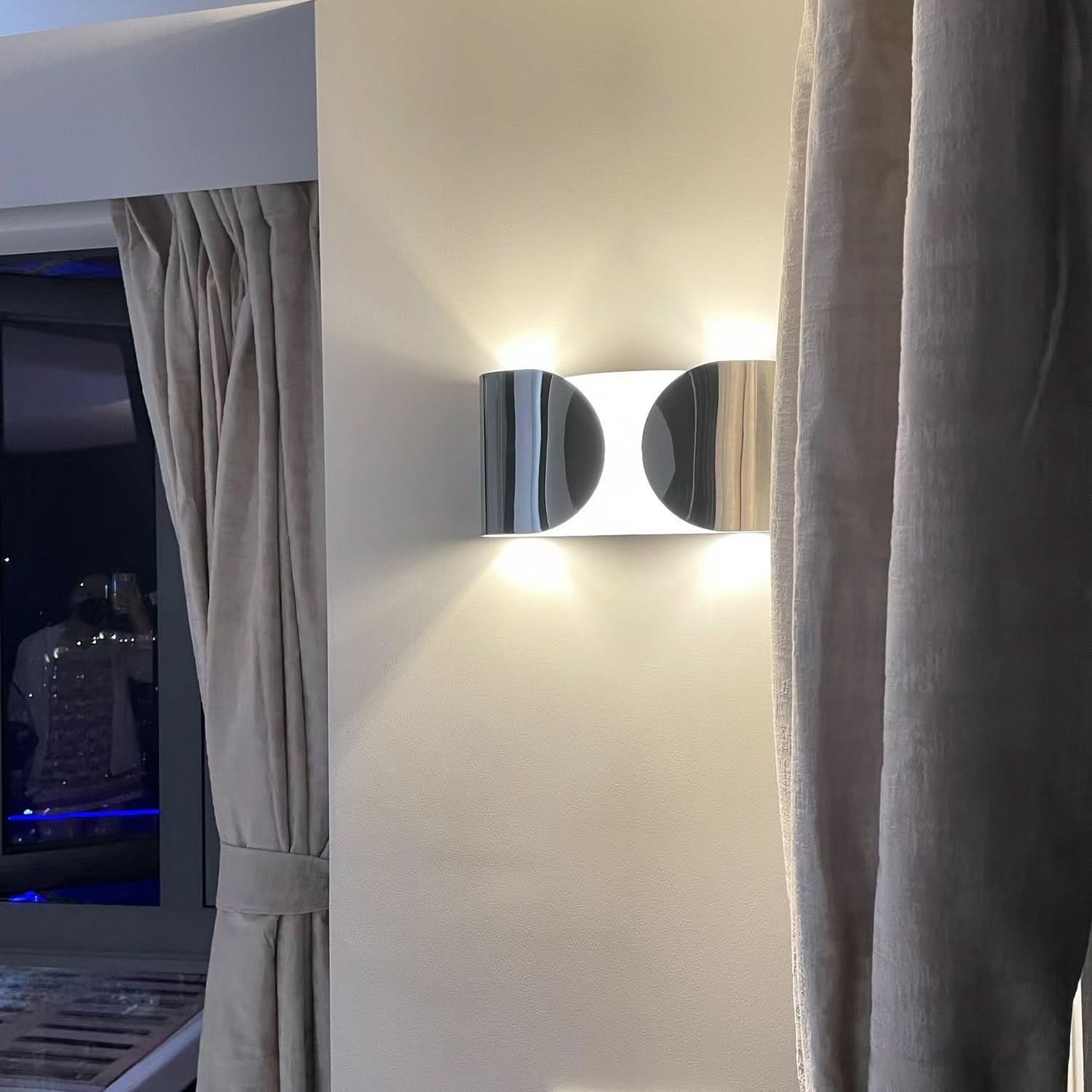 Lampada da Parete LED Foglio – Set di 2 Luci Moderne per Interni