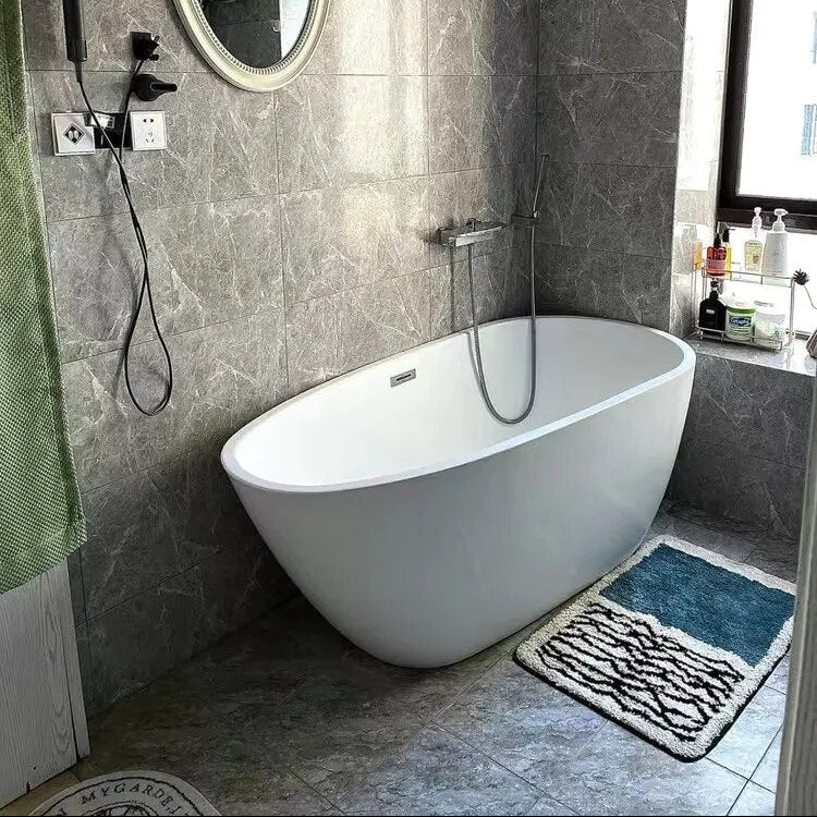FORMELLE – Tappetino da bagno astratto fatto a mano con retro antiscivolo sicuro