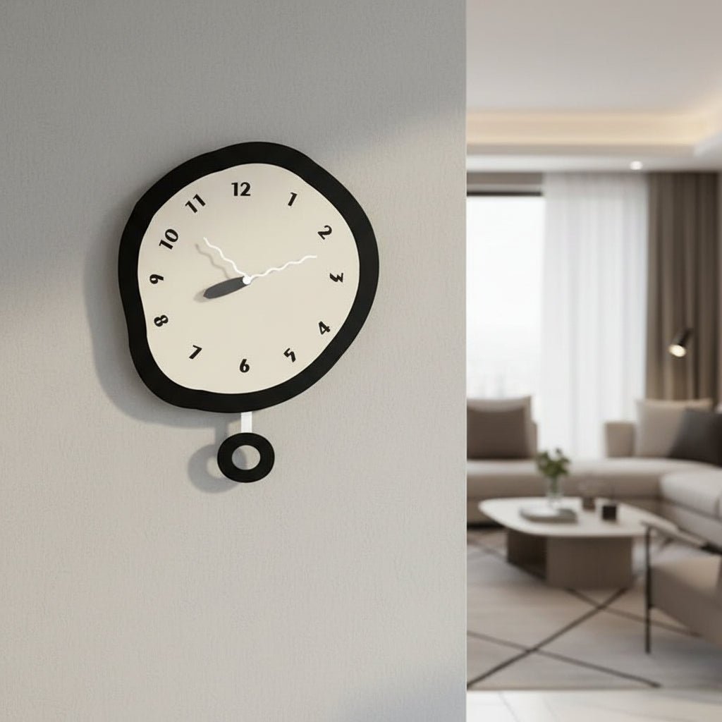 FORMLESS – Orologio da Parete Irregolare con Movimento Silenzioso