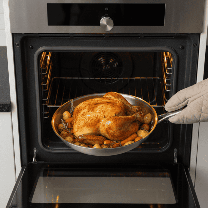 TITAN-PREMIUM PAN – Padella in titanio di alta qualità senza rivestimento per tutti i tipi di piano cottura