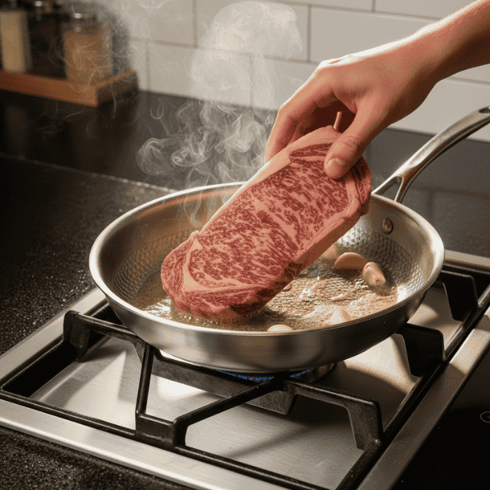 TITAN-PREMIUM PAN – Padella in titanio di alta qualità senza rivestimento per tutti i tipi di piano cottura