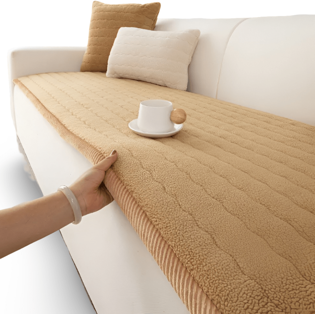 FURNICOZY – Copertura Sofà Morbida Antiscivolo per Comfort Quotidiano Pet-Friendly
