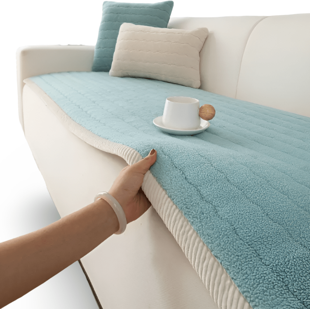 FURNICOZY – Copertura Sofà Morbida Antiscivolo per Comfort Quotidiano Pet-Friendly