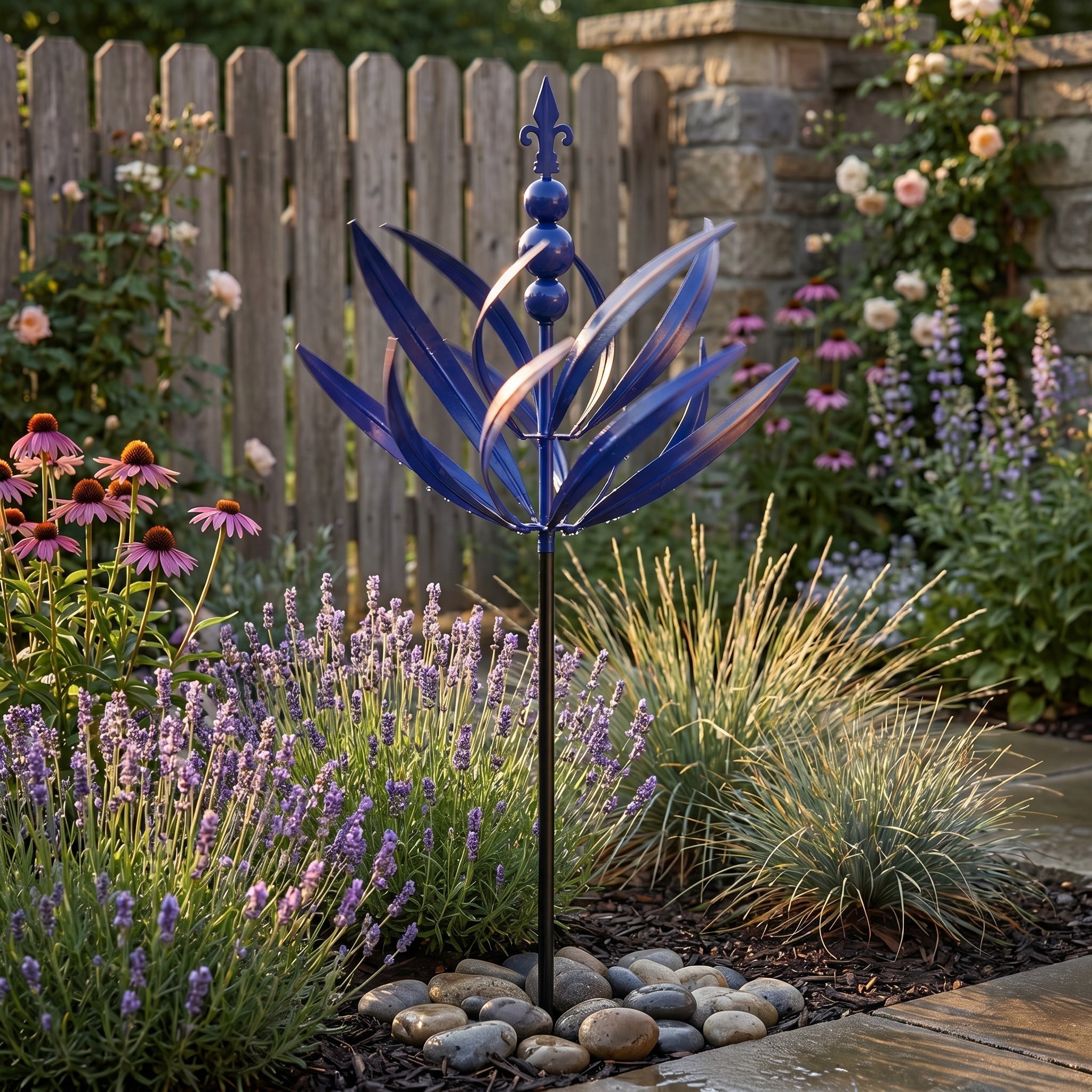 Ghirlanda da giardino con design di fiori di loto