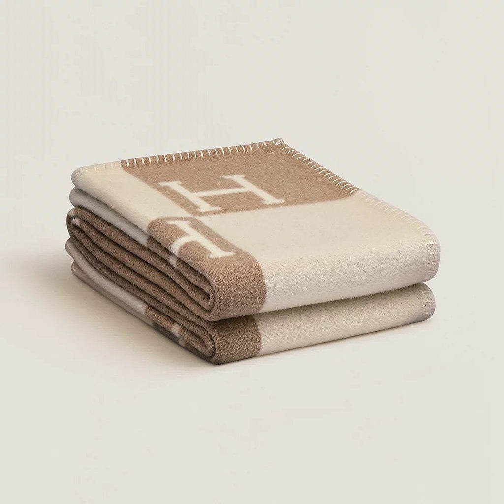 Plaid Esclusivo Plaid Oro in Cashmere e Lana