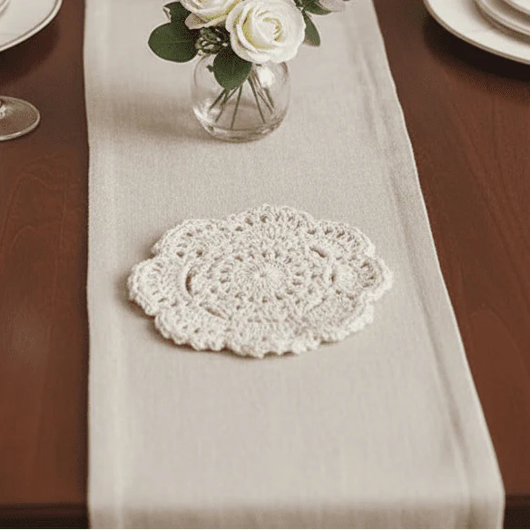 GIFTORA BLOOM – Sottobicchieri all'Uncinetto Floreali Bohemien per Decorazioni Vintage