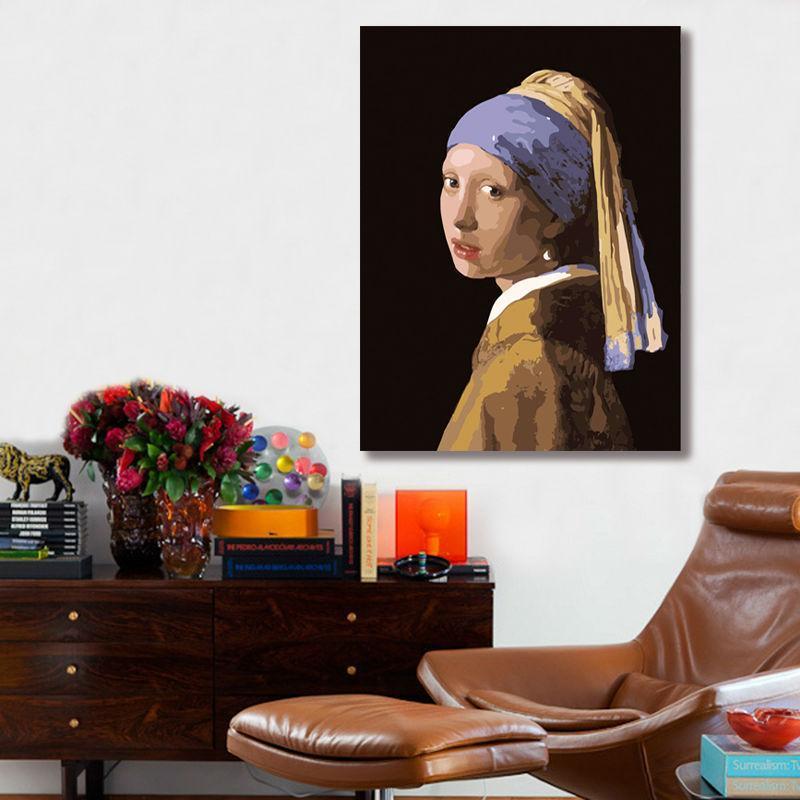Ragazza con l'orecchino di perle - Set di pittura per numeri Van-Go