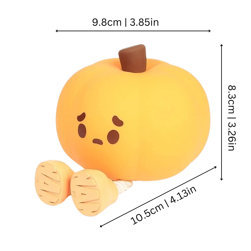 GlowBuddy – Lampada Notturna a Forma di Zucca per Bambini