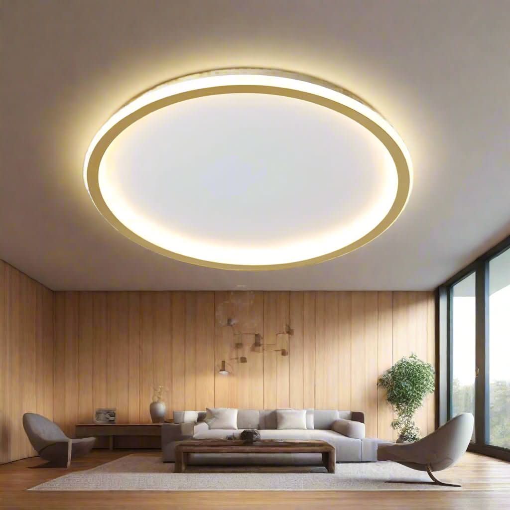 GLOWLITH – Lampada da soffitto LED scandinava per un'illuminazione moderna e senza abbagliamento