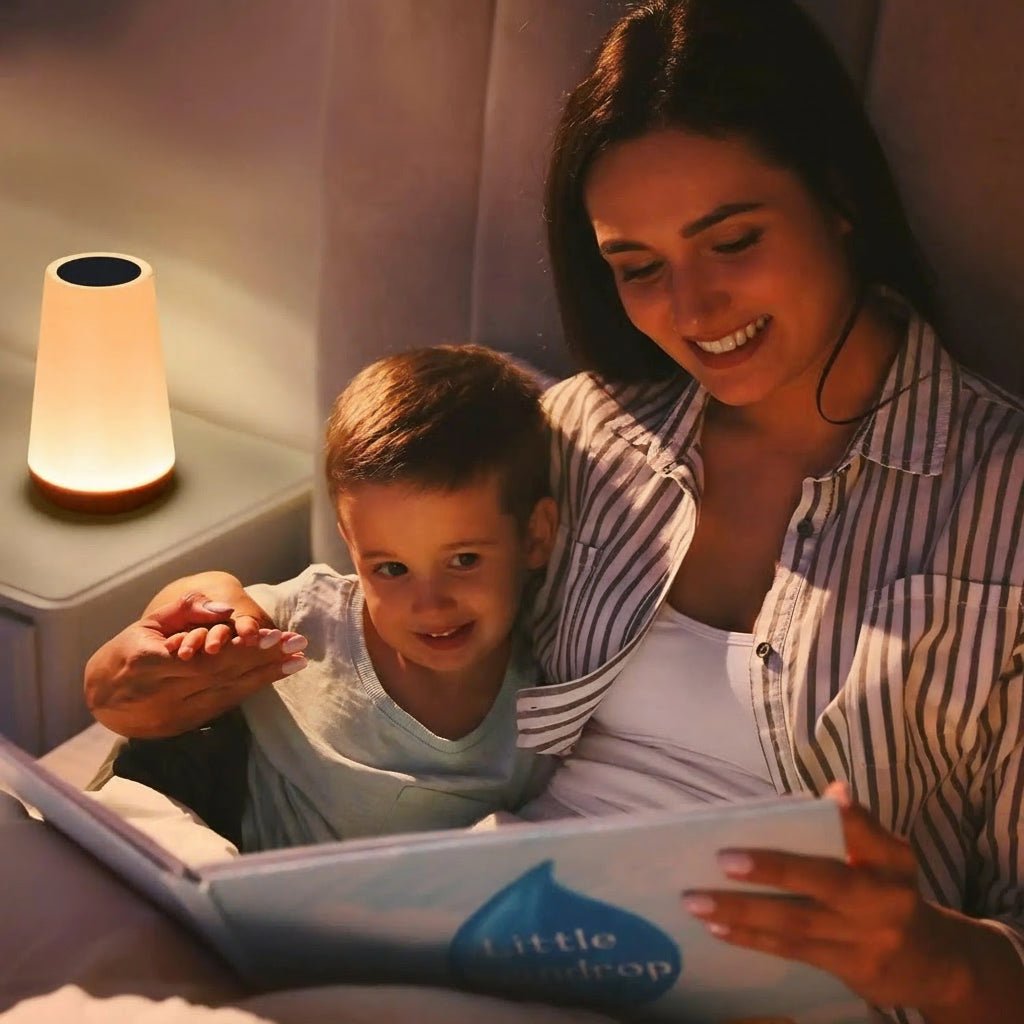 GLOWMATE – Luce Notturna LED Portatile con Dimmer Touch e Telecomando