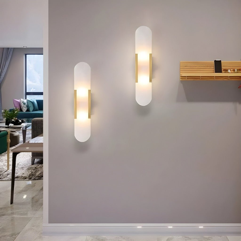 GOLDARC – Elegante Lampada da Parete LED Nera e Oro