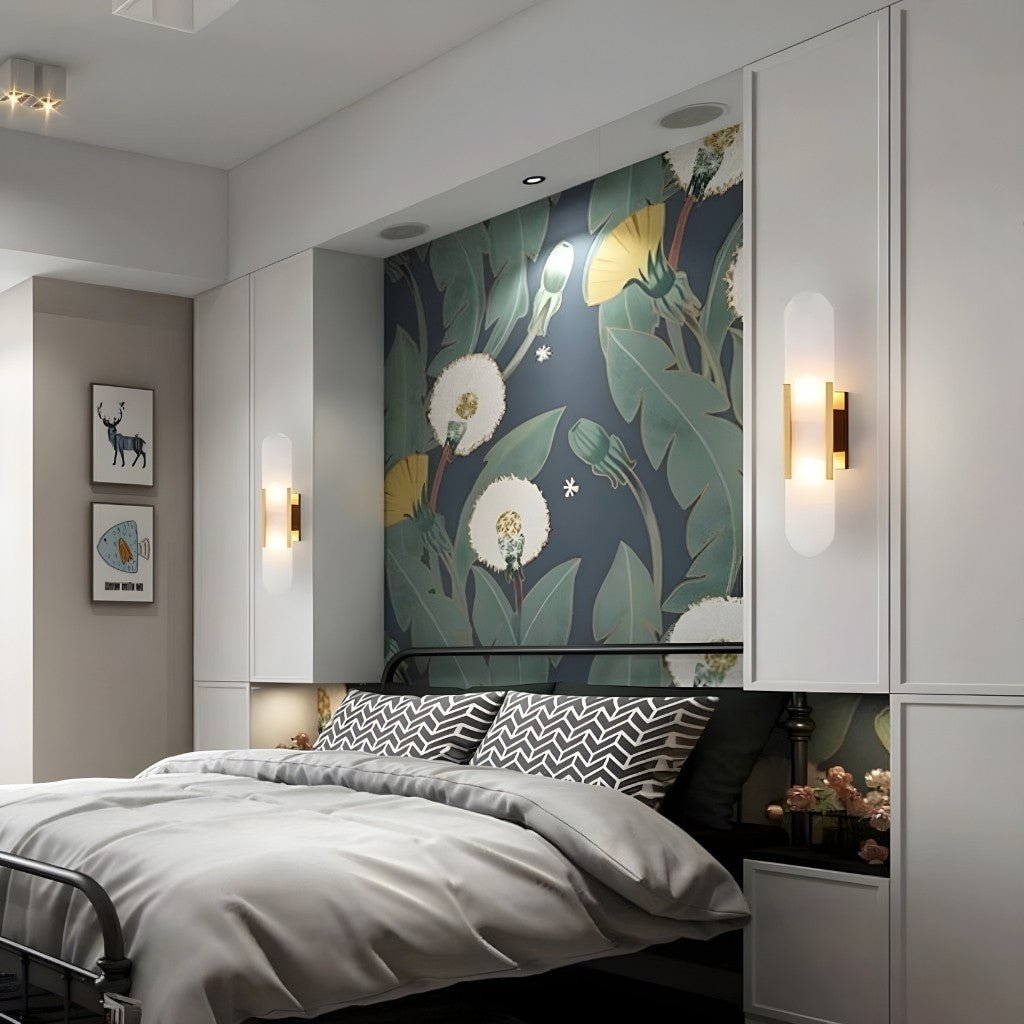 GOLDARC – Elegante Lampada da Parete LED Nera e Oro