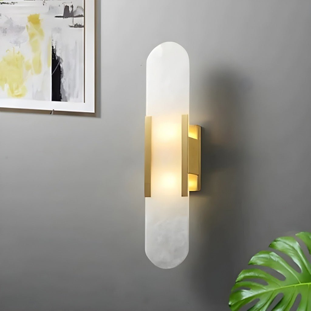 GOLDARC – Elegante Lampada da Parete LED Nera e Oro