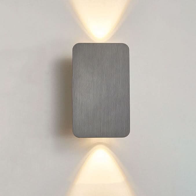 Applique LED rettangolare in alluminio minimalista nordico