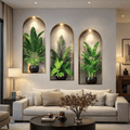 GREENVUE – Adesivi Murali 3D di Piante Realistici per un Decorazione Domestica Senza Sforzo