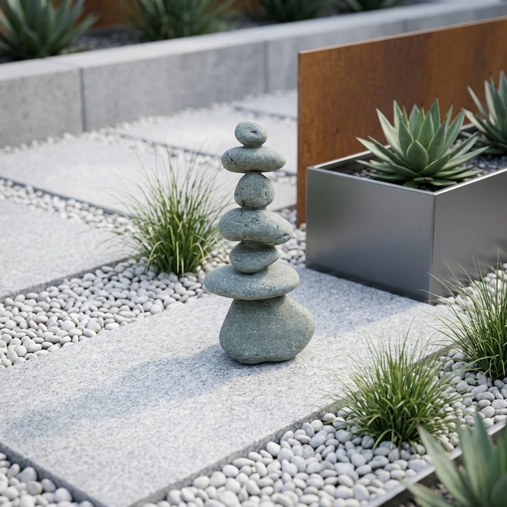 Scultura in Calcare fatta a mano per decorazione da giardino