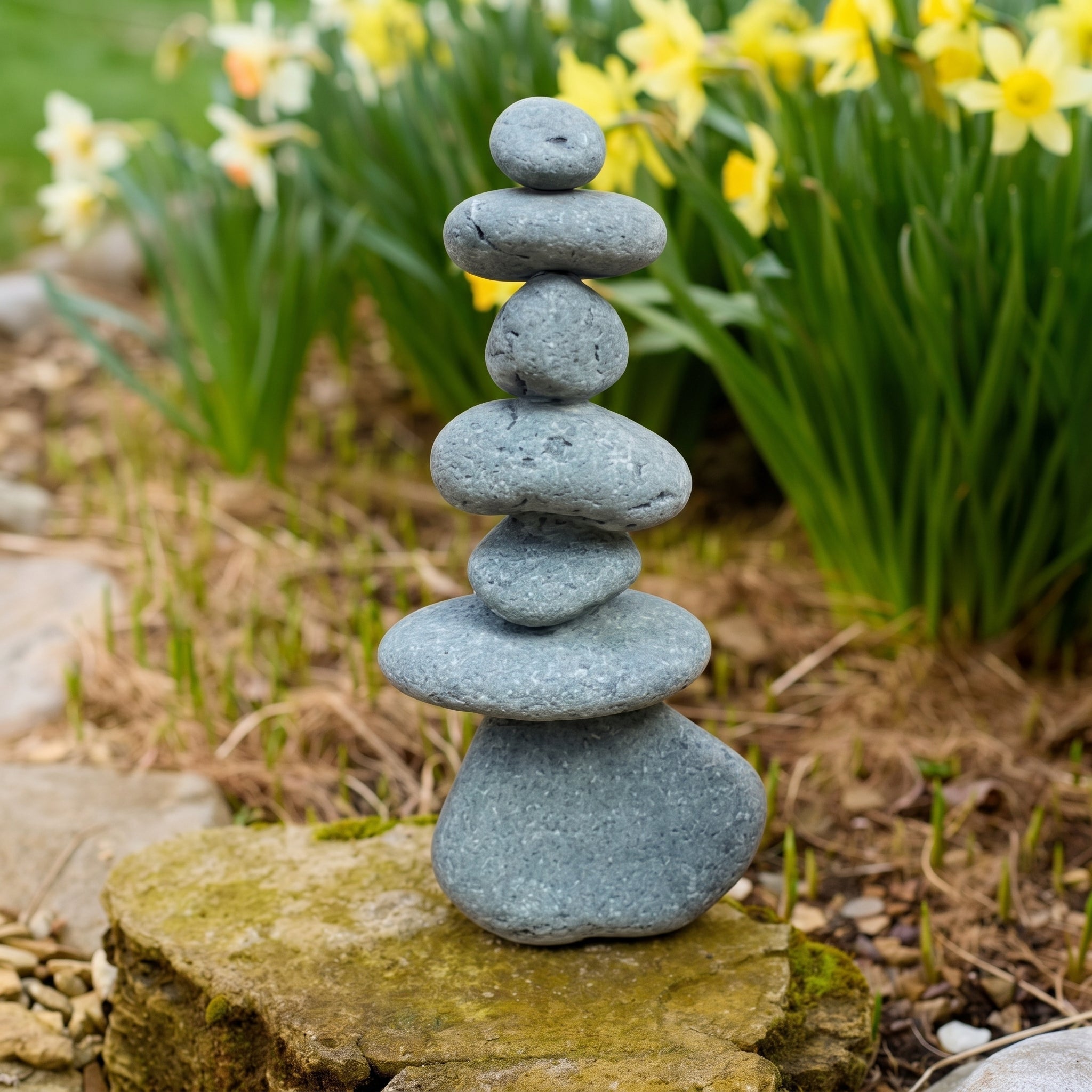 Scultura in Calcare fatta a mano per decorazione da giardino
