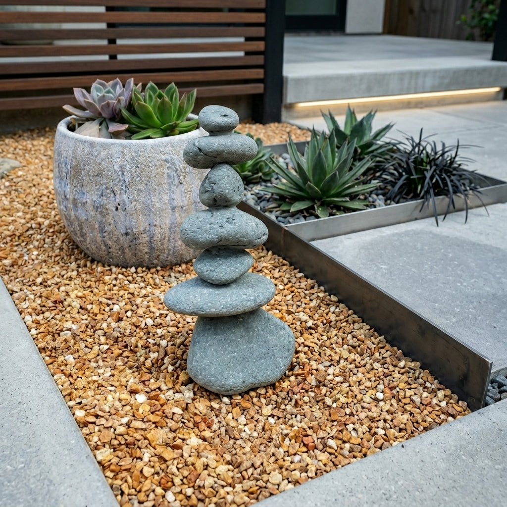 Scultura in Calcare fatta a mano per decorazione da giardino