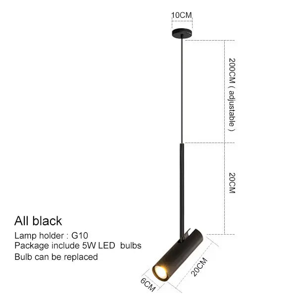 Nysaia - Moderna Lampada a Sospensione LED per Camera da Letto
