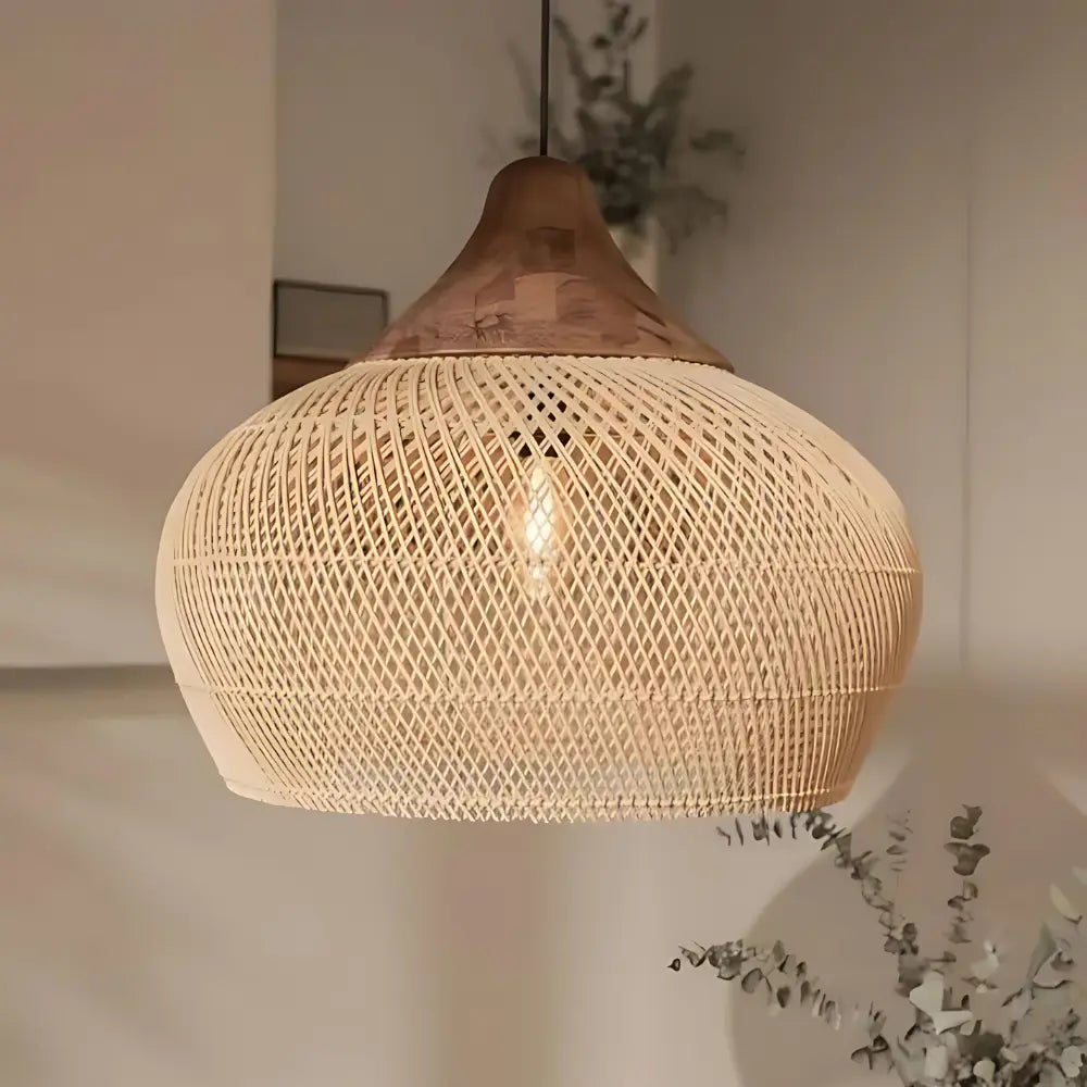 Lampada in Rattan Naturale