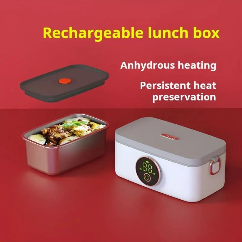 MEALMATE HEATBOX – Lunchbox Riscaldata Senza Fili con Batteria da 16000 mAh