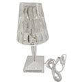 CrystaLamp - Lampada da tavolo LED in cristallo di diamante