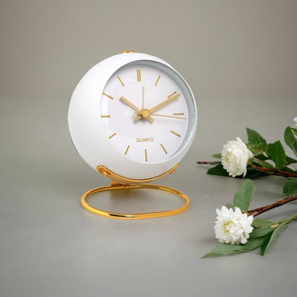 Nelvor | Orologio da Tavolo LED con Allarme in Sei Colori per Scrivania, Comodino e Mensola d'Ingresso
